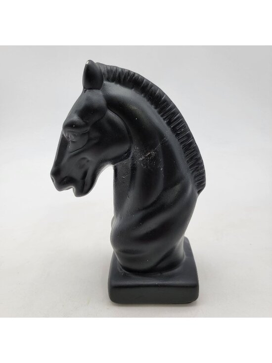 Other - Black Horse Head Chess Piece Statue Table Decor